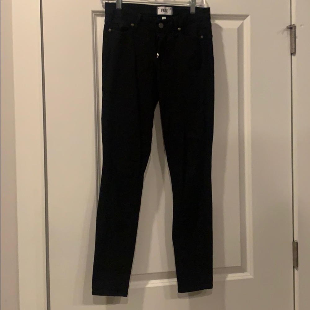 Paige black skinny jeans